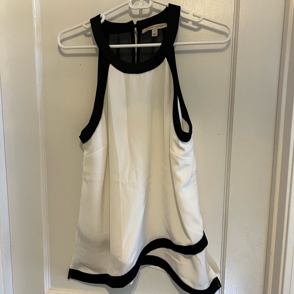 41 Hawthorn Black Sheer Blouse